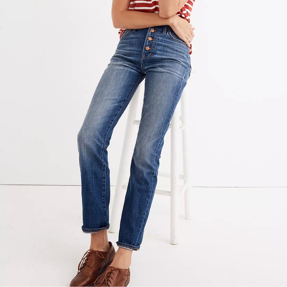 LAST CHANCE! Madewell The Perfect Vintage High Rise Button Fly Jean